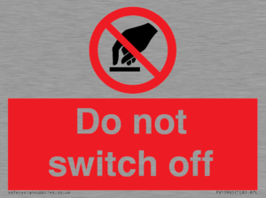 Do not switch off 